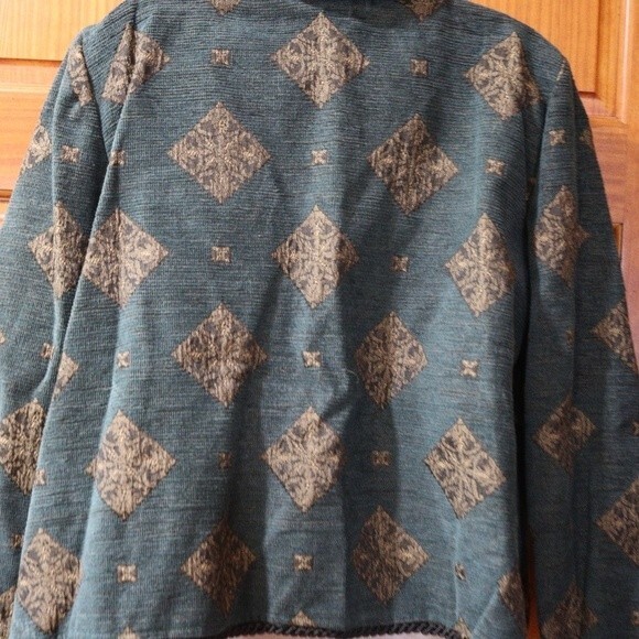 Debra Hodges Handmade Artisan Art To Wear Tapestry Blazer Jacket LG OOAK - Picture 13 of 13